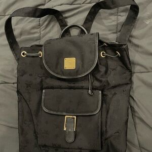 MCM Black Backpack